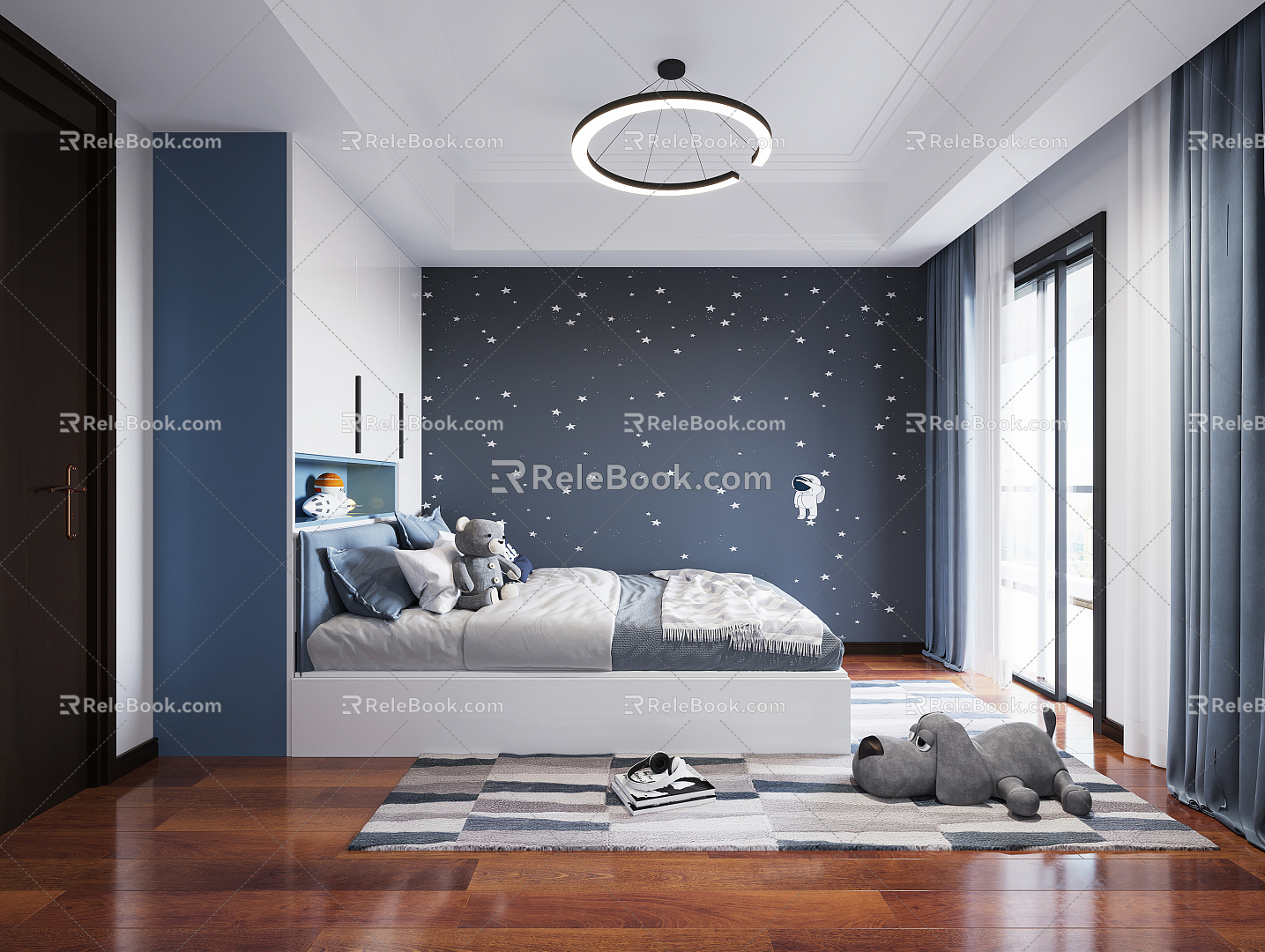 Modern Children's Room 3d model