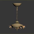 Vintage Metal Candle Holders With Decorative Bases And Chain Design For Home Decor