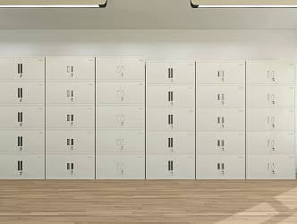 Filing Cabinet Steel Filing Cabinet Steel Bookcase Iron Cabinet Bookcase Combination Cabinet Five-section Cabinet 3d model