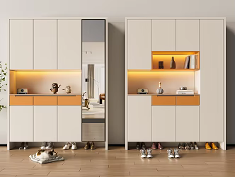 Modern shoe cabinet 3d model