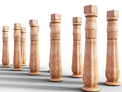 Modern Column 3d model