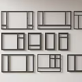 Modern windows combination windows glass windows floor-to-ceiling windows balcony windows bay windows bedroom windows sliding windows casement windows doors and windows 3d model