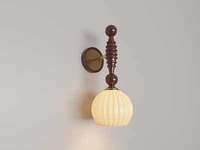 Modern retro and antique wall lamp 3d model