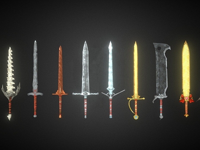 Game Sword Pack model