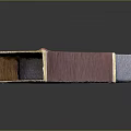 Open Guitar Themed Matchbox With New Label And Wooden Matches Inside
