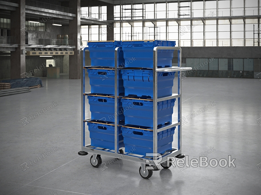 Warehouse equipment goods shelf storage box classification model