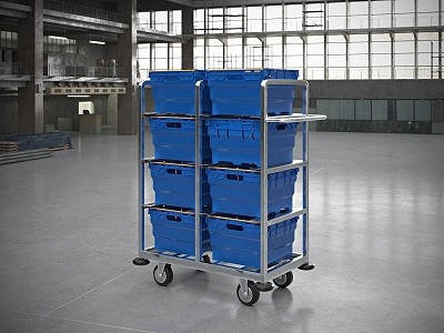 Warehouse equipment goods shelf storage box classification model