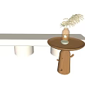 Modern round several sides several 3d model