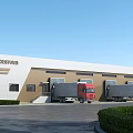 Smart Electrical Industrial Park Factory Building with Standard Design and Loading Trucks