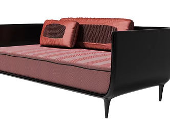 modern double sofa 3d model