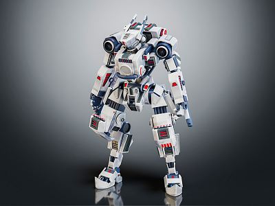 Modern Robot Warrior Robocop 3d model