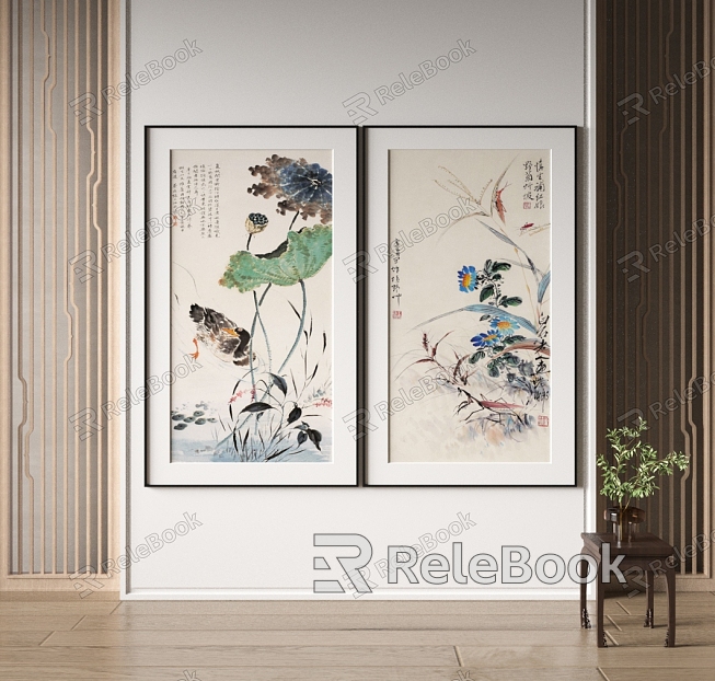 New Chinese Decorative Painting model