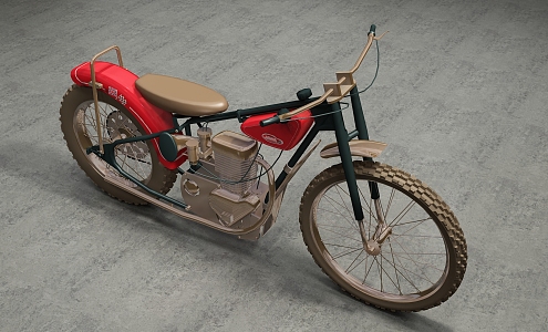 Modern Motorcycle 3d model