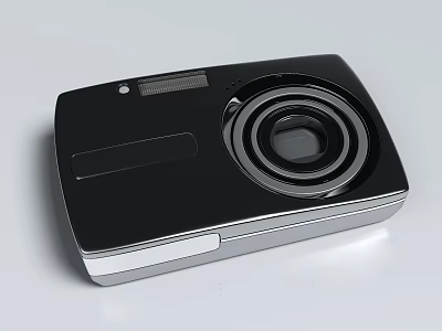 Modern Camera Digital Camera 3d model