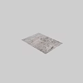 Modern Abstract Square Rug With Beige Gray And Gold Artistic Pattern For Living Room