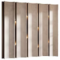 Elegant Modern Luxury Kitchen Wall Decor With Sleek Metallic Accents And Minimalist Design