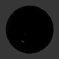 Black Ceramic Bowl With Smooth Surface And Decorative Rim In Minimalist Style