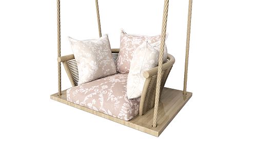 Modern swing hanging chair 3d model