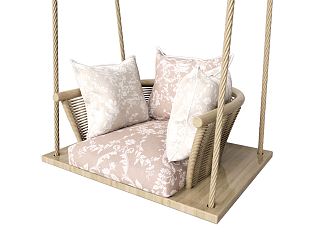 Modern swing hanging chair 3d model