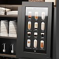 Modern Commercial Equipment Coffee Machine Shop Self Service Vending Machine 3d model