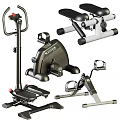 Home Fitness Sports Equipment Stepper Machine With Handles And Digital Display Screen