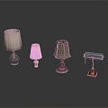 Diverse Stylish Table Lamps With Various Shades And Unique Bases Design