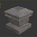 Columns Stone Columns Stone Columns Old Columns Roman Columns Roman Columns Classical Columns Greek Columns 3d model