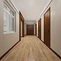 Traditional Chinese Medicine Clinic Interior Entrance With Wooden Frame Calligraphy Scrolls And Flooring