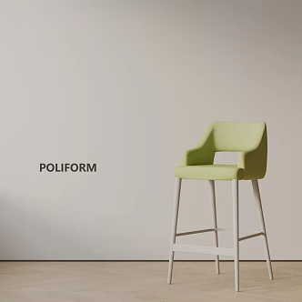 Modern Bar Chair 3d model