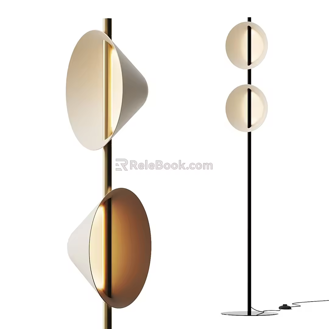 Modern floor lamp 3d model