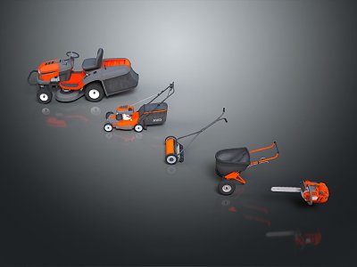 Modern lawn mower Home lawn mower Greening lawn mower Orchard lawn mower 3d model