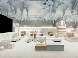 Polar Aquarium Toy Store 3d model
