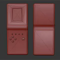 Modern game console handheld game console 3d model