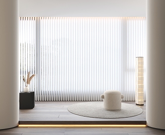 Modern Curtain Dream Curtain 3d model