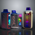VOZOL Electronic Vaping Devices With Multiple Designs And Colorful LED Screens