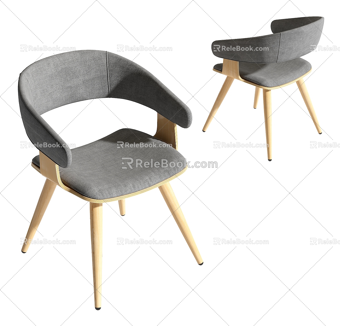 Modern Dining Chair 3d model