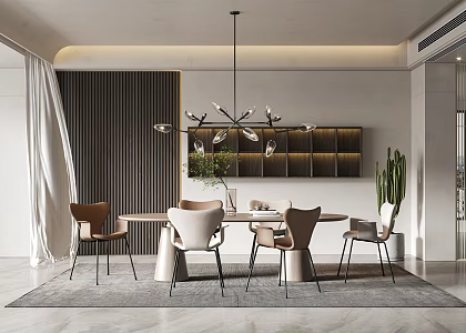 Modern Restaurant 3d model
