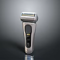 Modern Electric Shaver With Stainless Steel Body And Digital