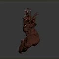 Elf Tree Demon Tree Monster Tree Man Tree Elf Monster Alien Monster 3d model