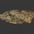 Natural Stone And Wood Decorative Piece With Rustic Texture And Artisan Craftsmanship