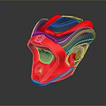 Sci-Fi Helmet Alien Helmet-Helmet High Tech Helmet Game Helmet 3d model