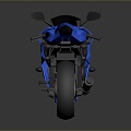 Motorcycle Two-wheeled Motorcycle Cross-country Motorcycle Road Race Motorcycle Motor Vehicle Transport 3d model