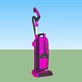 Pink And Black Upright Vacuum Cleaners For Household Daily Cleaning Appliances