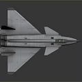 Modern Jet Fighter With Sleek Aerodynamic Design Cockpit And Sharp Wings Structure 3d model