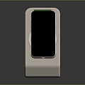 Sleek Modern Wireless Charging Stand With Tilting Panel And Green Light
