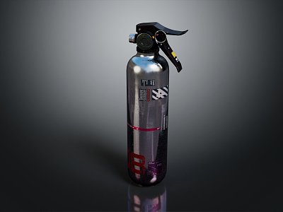 Modern fire extinguisher fire extinguisher special fire extinguisher 3d model