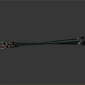 Traditional Archery Weapon Set With Red Arrowheads Green Shafts And Black Fletchings