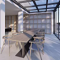Book Art Inspired Library Interior With Wooden Bookshelves Sofas Long Table And Natural Light