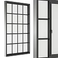 Modern Casement Window With Black Frame And Grid Design For Stylish Home Interiors