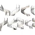 Stairs Rotation Stairs 3d model